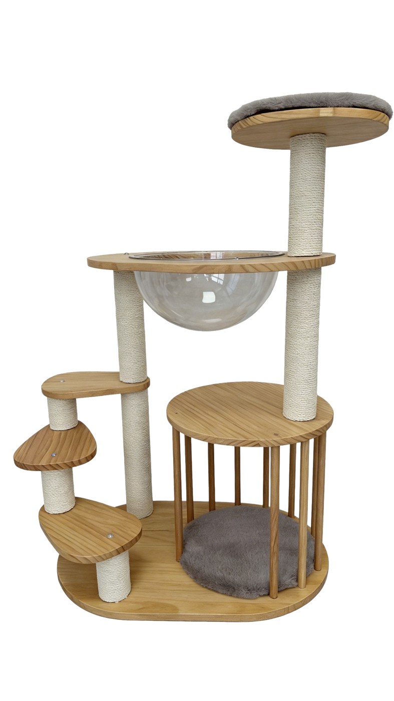 Cat Tree in new zealand pine finger-jointed board — Dalico Pets DP-005
