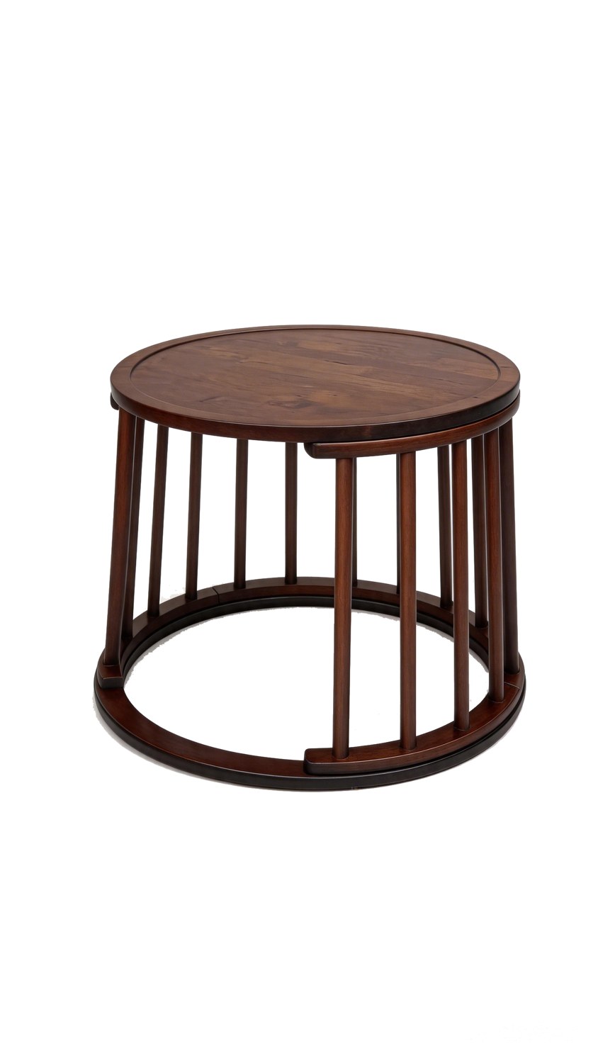 Cat Enclosure Coffee Table in rubberwood finger-jointed board with a cat resting inside and books on top — Dalico Pets DP-001